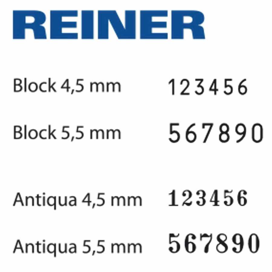 REINER.B2.Schriftmuster.Block .Antiqua