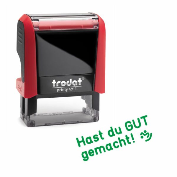 TRODAT PRINTY 4911 HAST DU GUT GEMACHT ! FÜR LEHRER Stempel Lobenhofer e.U.